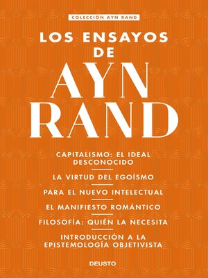 cover image of Pack ensayos Ayn Rand